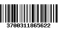 Código de Barras 3700311865622