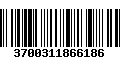 Código de Barras 3700311866186