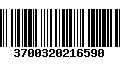 Código de Barras 3700320216590