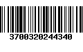 Código de Barras 3700320244340