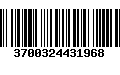 Código de Barras 3700324431968