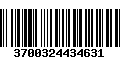 Código de Barras 3700324434631