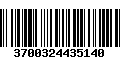 Código de Barras 3700324435140