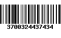 Código de Barras 3700324437434