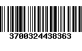 Código de Barras 3700324438363