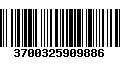 Código de Barras 3700325909886