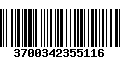 Código de Barras 3700342355116