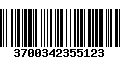 Código de Barras 3700342355123