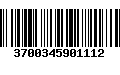 Código de Barras 3700345901112