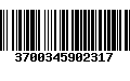 Código de Barras 3700345902317