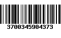 Código de Barras 3700345904373