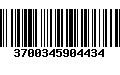 Código de Barras 3700345904434