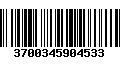 Código de Barras 3700345904533