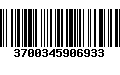 Código de Barras 3700345906933