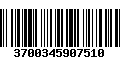 Código de Barras 3700345907510