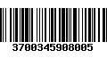 Código de Barras 3700345908005