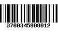 Código de Barras 3700345908012