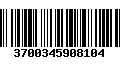 Código de Barras 3700345908104