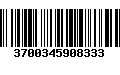 Código de Barras 3700345908333