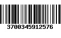 Código de Barras 3700345912576