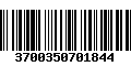 Código de Barras 3700350701844