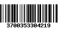 Código de Barras 3700353304219