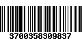 Código de Barras 3700358309837