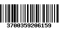 Código de Barras 3700359206159