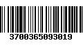 Código de Barras 3700365093019