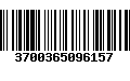 Código de Barras 3700365096157