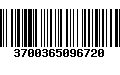 Código de Barras 3700365096720