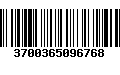 Código de Barras 3700365096768