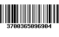 Código de Barras 3700365096904