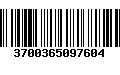 Código de Barras 3700365097604