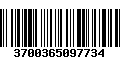 Código de Barras 3700365097734