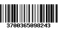 Código de Barras 3700365098243