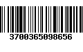 Código de Barras 3700365098656