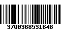 Código de Barras 3700368531648