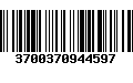 Código de Barras 3700370944597