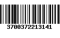 Código de Barras 3700372213141