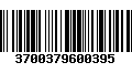 Código de Barras 3700379600395