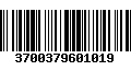 Código de Barras 3700379601019