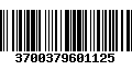 Código de Barras 3700379601125