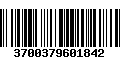 Código de Barras 3700379601842