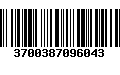 Código de Barras 3700387096043