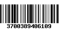 Código de Barras 3700389406109