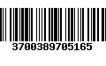 Código de Barras 3700389705165