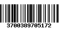 Código de Barras 3700389705172