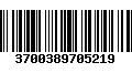 Código de Barras 3700389705219