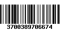 Código de Barras 3700389706674